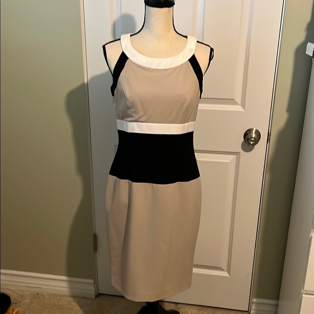 Lovely Black and Cream Dress